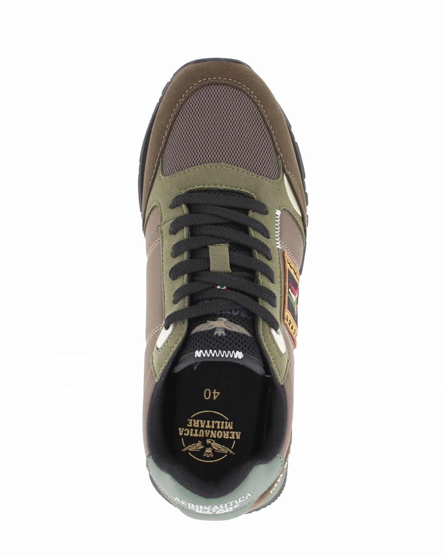 AERONAUTICA MILITARE - SCARPA VERDE DA UOMO