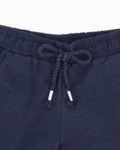 AMERICAN RAP - Short bimba blu con sbuffo