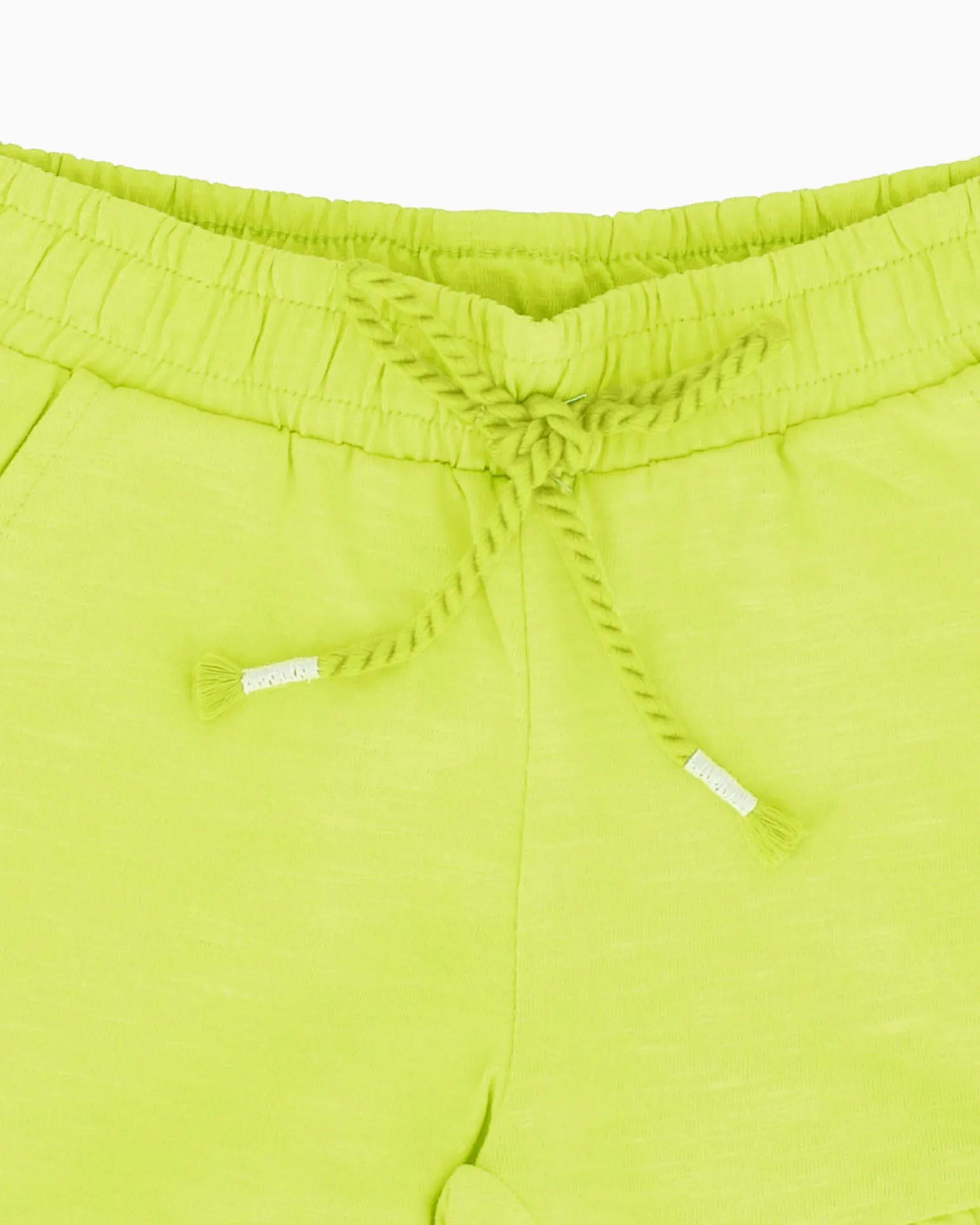 AMERICAN RAP - Short bimba giallo fluo con sbuffo