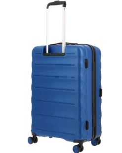 AMERICAN TOURISTER - TROLLEY BLU 4 RUOTE IN ABS CON COMBINAZIONE TSA