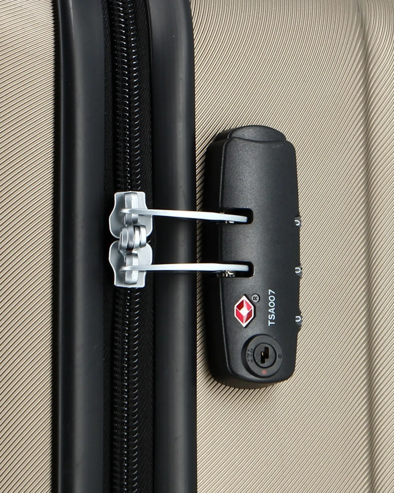 AMERICAN TOURISTER - TROLLEY BRONZO 4 RUOTE IN ABS CON COMBINAZIONE TSA