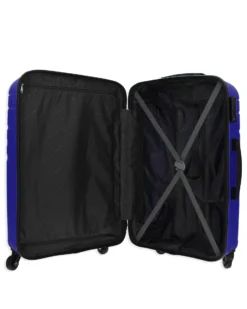AMERICAN TOURISTER - TROLLEY IN PROPILENE BLU 4 RUOTE CON COMBINAZIONE TSA