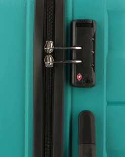AMERICAN TOURISTER - TROLLEY PETROLIO IN ABS 4 RUOTE CON COMBINAZIONE TSA
