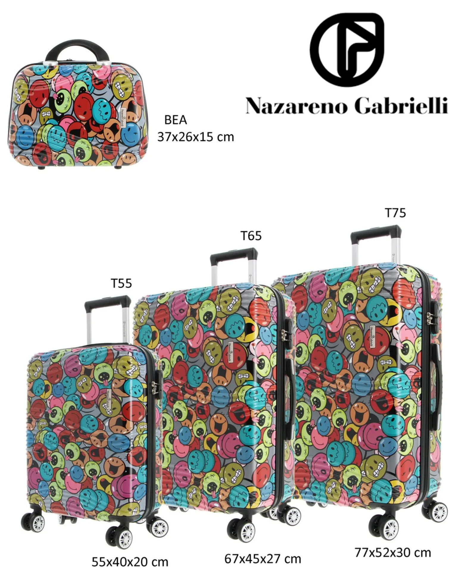 AMERICAN TOURISTER - TROLLEY PETROLIO IN ABS 4 RUOTE CON COMBINAZIONE TSA