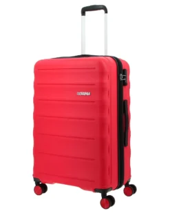 AMERICAN TOURISTER - TROLLEY ROSSO 4 RUOTE IN ABS CON COMBINAZIONE TSA