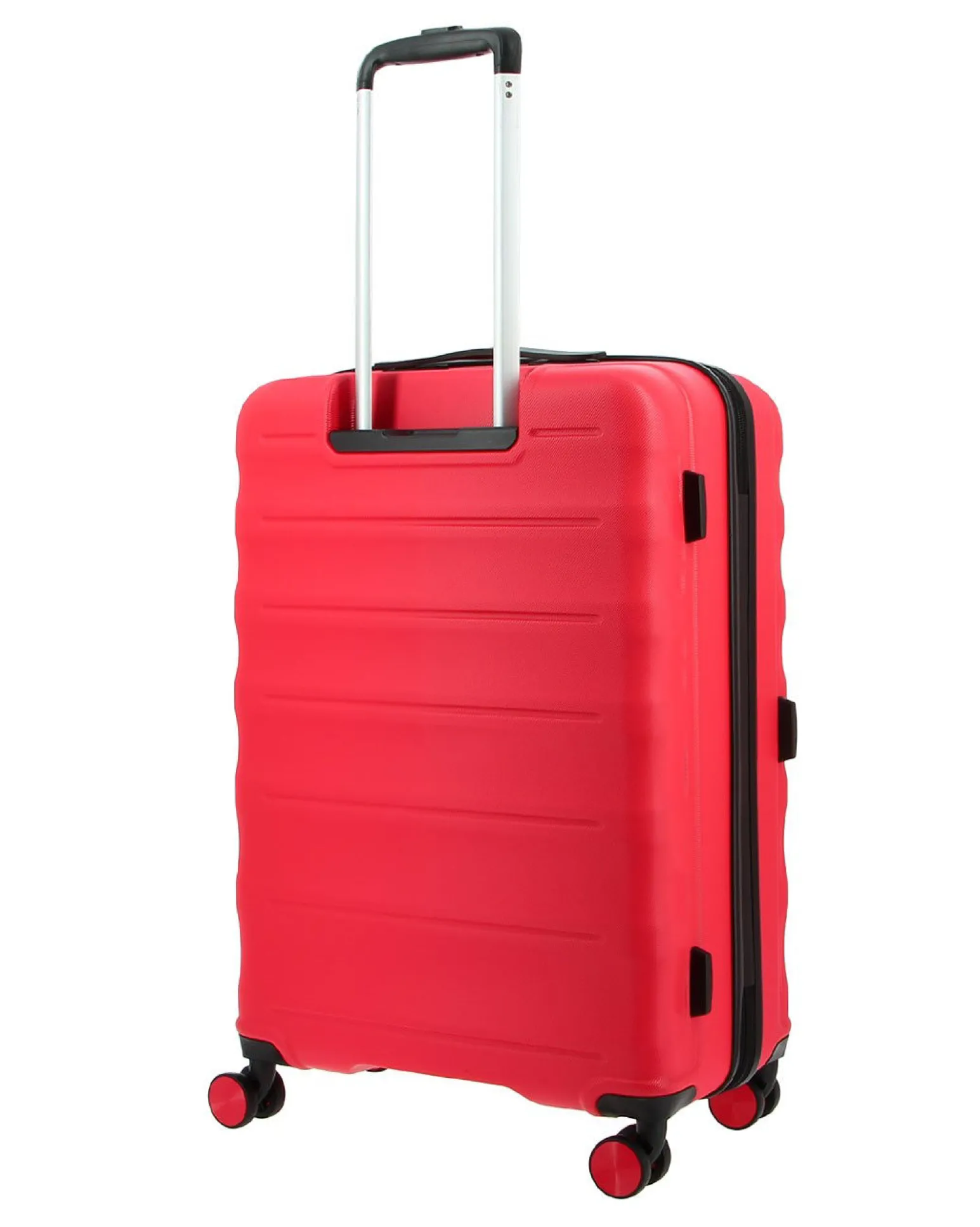 AMERICAN TOURISTER - TROLLEY ROSSO 4 RUOTE IN ABS CON COMBINAZIONE TSA