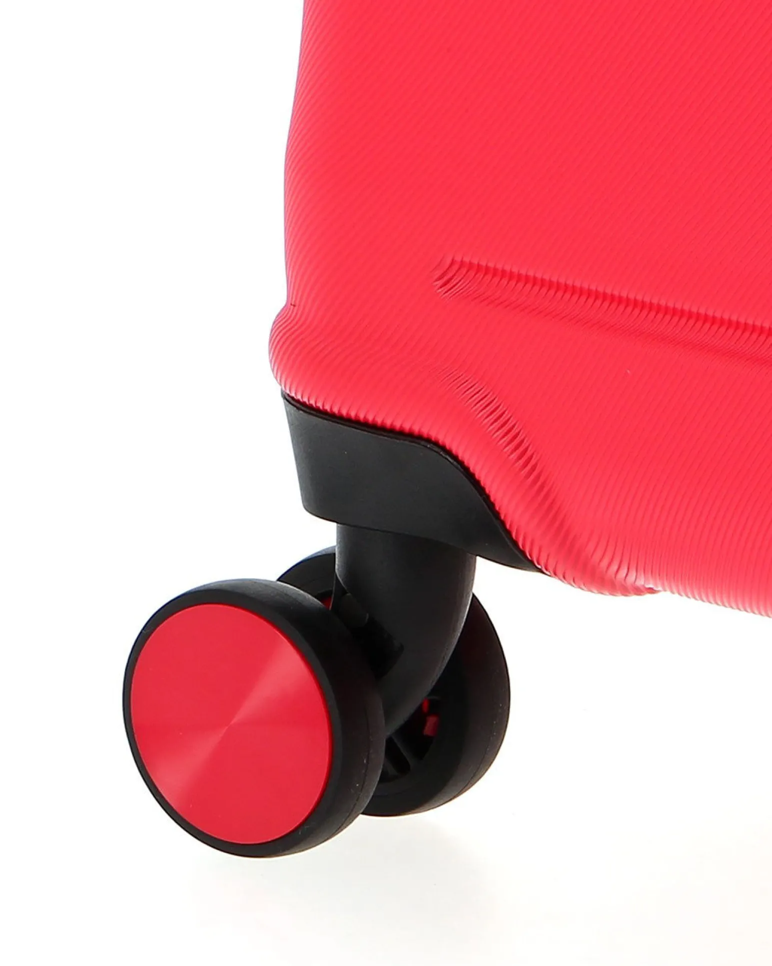 AMERICAN TOURISTER - TROLLEY ROSSO 4 RUOTE IN ABS CON COMBINAZIONE TSA
