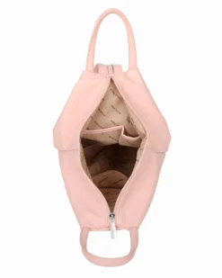 ANNES NICOLE - Zaino nudo due manici con doppia tasca frontale e spalline regolabili con zip