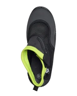ARENA - Scarpe da scoglio bambino nere e verde lime ad asciugatura rapida, numerata 30/35