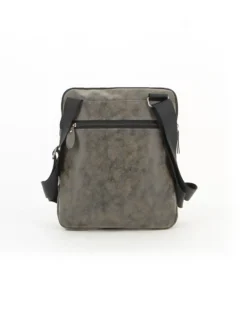 AUSTRALIAN - Borsello uomo trasversale nero  con due tasche frontali