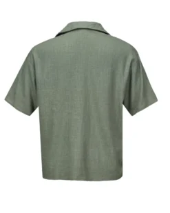 BACHATA - Camicia mezza manica con taschino nera