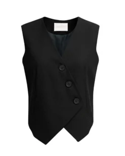 BACHATA - Gilet nero da donna