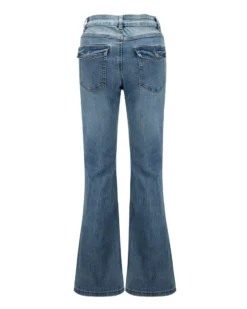 BACHATA - Jeans a zampa denim blu medio