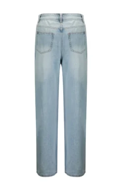 BACHATA -Jeans wide leg denim chiaro