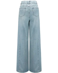 BACHATA - Jeans wide leg denim chiaro