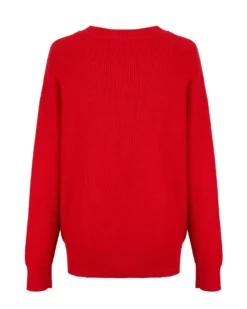 BACHATA - Maglia manica lunga rossa da donna