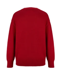 BACHATA - Maglia manica lunga rossa con cuore