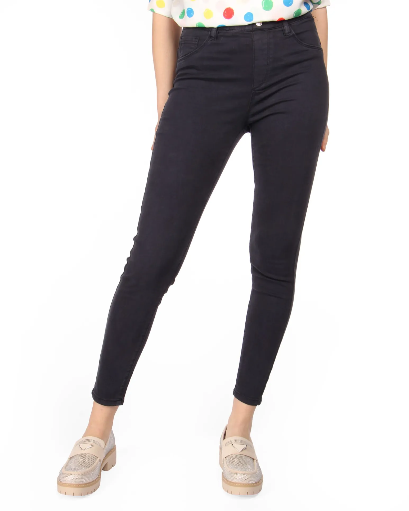BACHATA - PANTALONE COTONE FINTO 5TASCHE