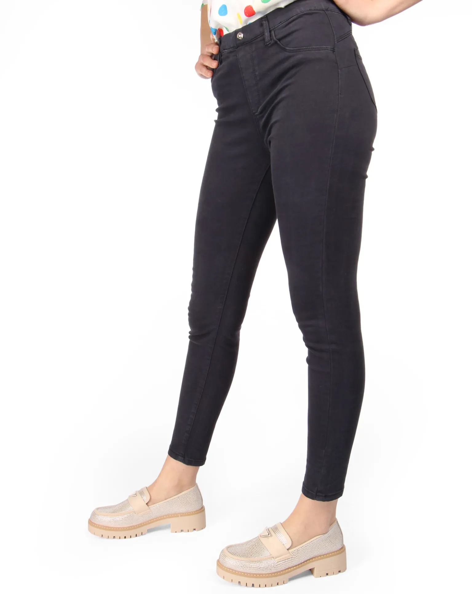 BACHATA - PANTALONE COTONE FINTO 5TASCHE