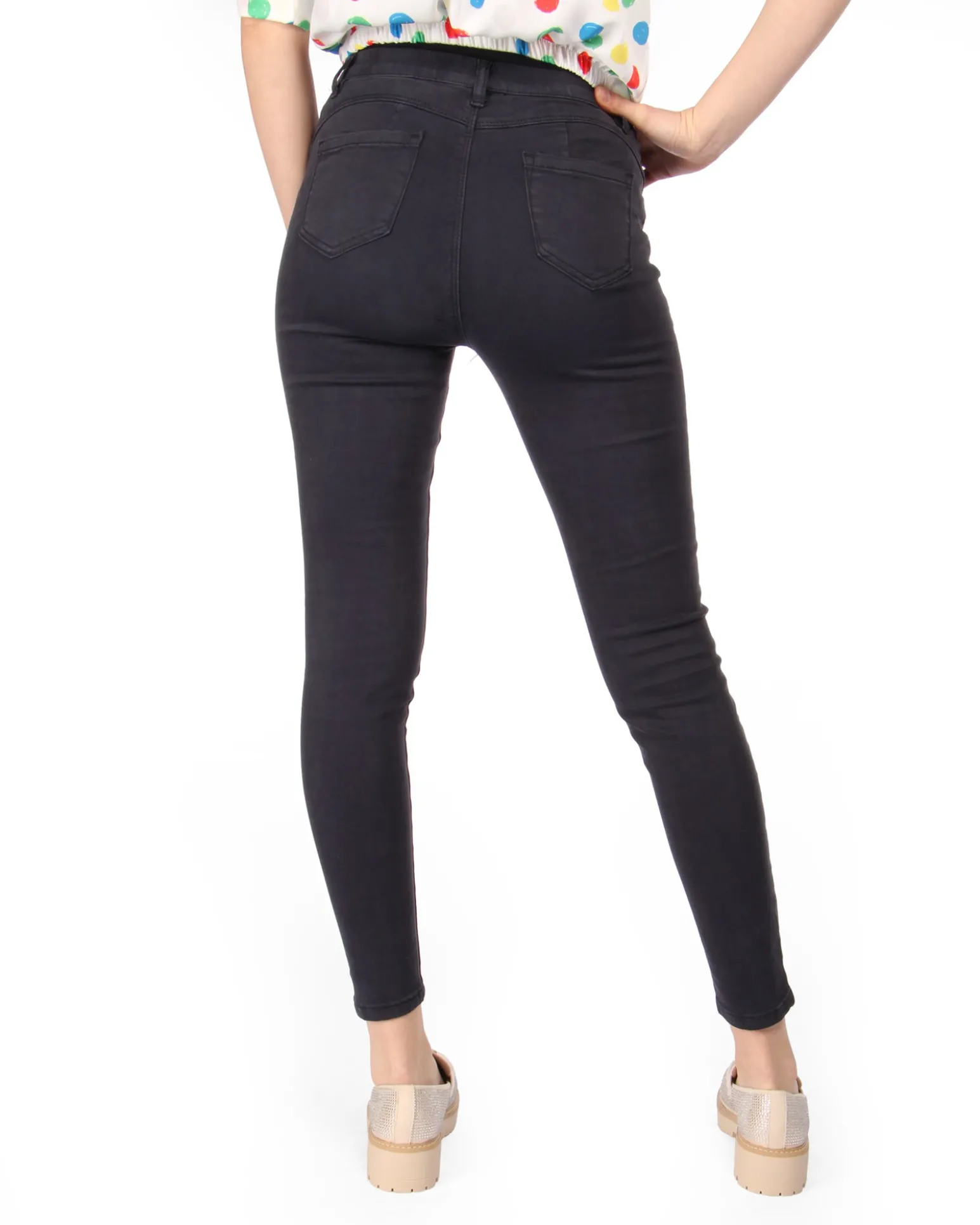 BACHATA - PANTALONE COTONE FINTO 5TASCHE