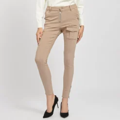 BACHATA - PANTALONE TASCHE LATERALI CON ZIP ALLE CAVIGLIE