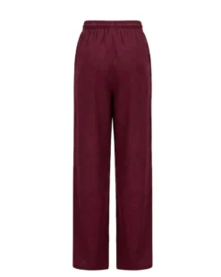 BACHATA - Pantalone viscosa bordeaux