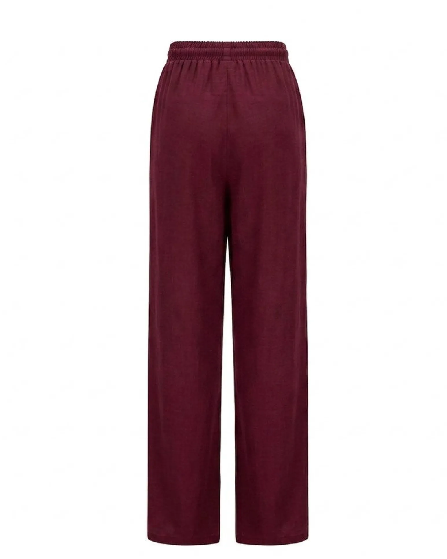 BACHATA - Pantalone viscosa bordeaux