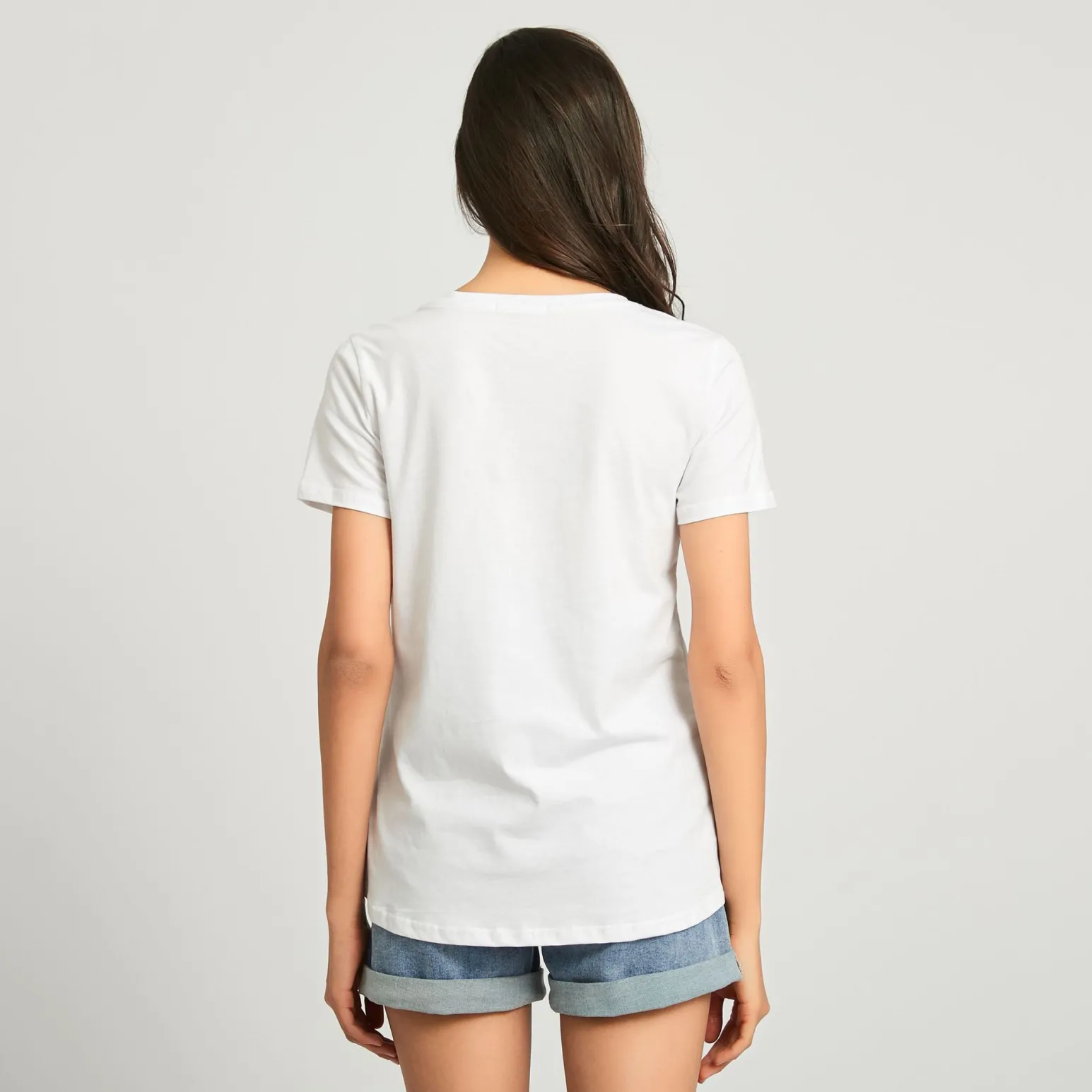 BACHATA - TSHIRT DONNA MANICA CORTA BIANCA