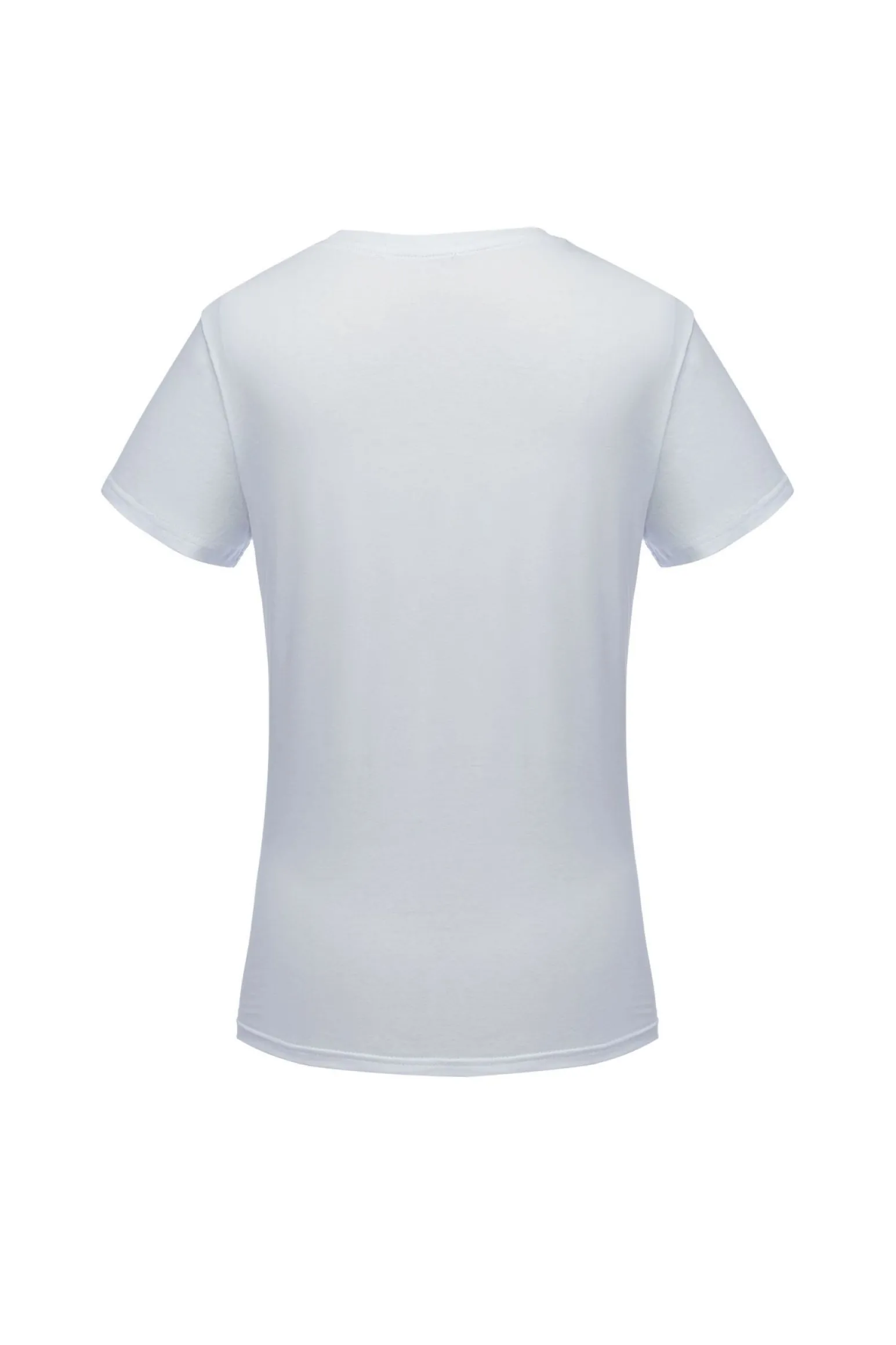 BACHATA - TSHIRT MANICA CORTA BIANCA CON STAMPA BORSETTA
