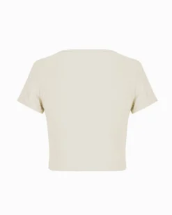 BACHATA - Tshirt manica corta beige