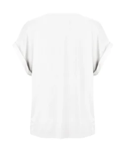 BACHATA - Tshirt manica corta bianca