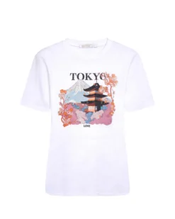 BACHATA - Tshirt manica corta con stampa e scritta