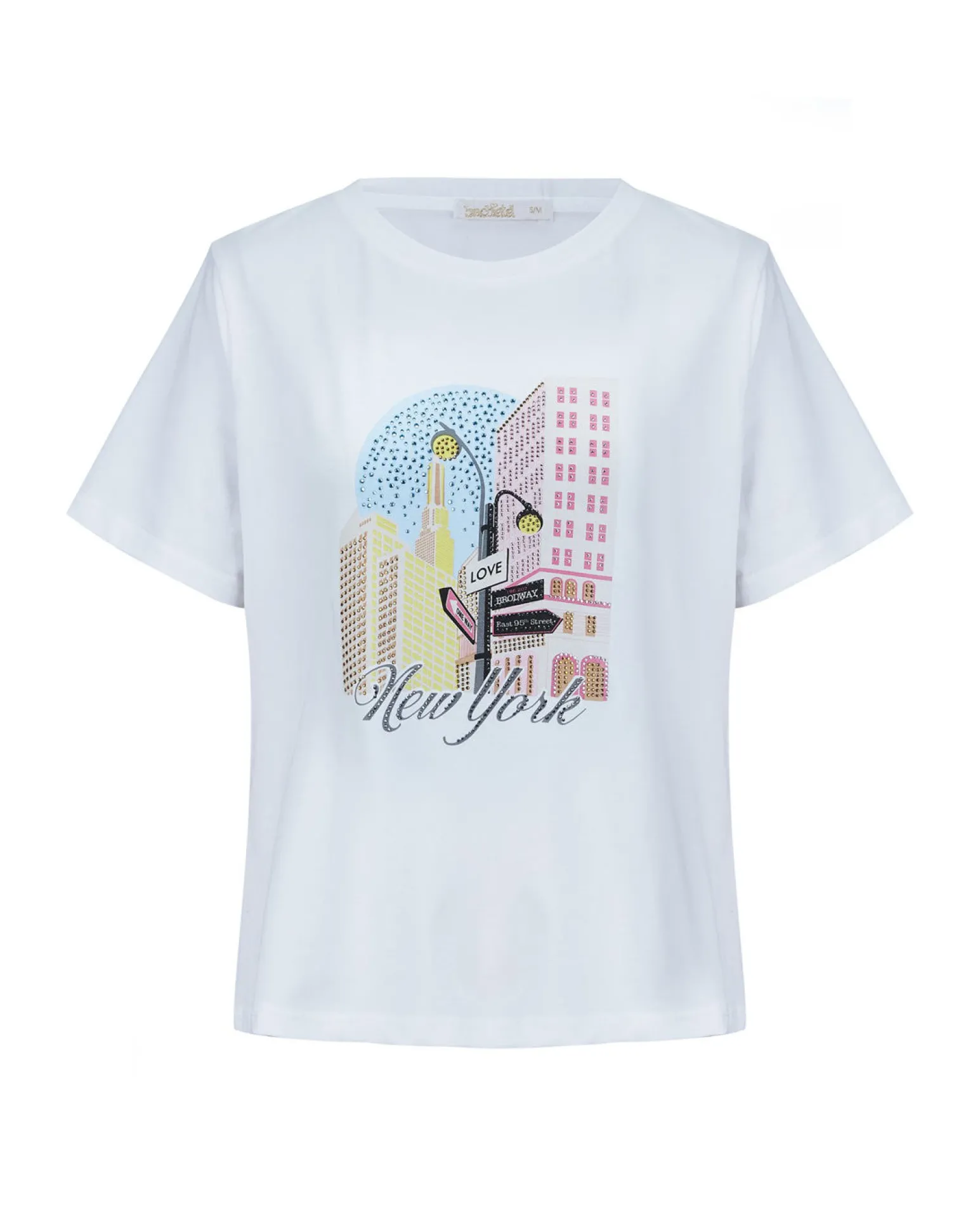 BACHATA - Tshirt manica corta con stampa