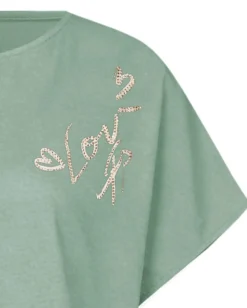 BACHATA - Tshirt manica corta con scritta