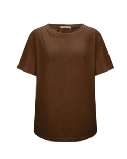 BACHATA - Tshirt manica corta marrone