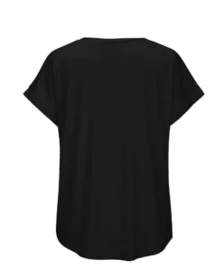 BACHATA - Tshirt manica corta nera