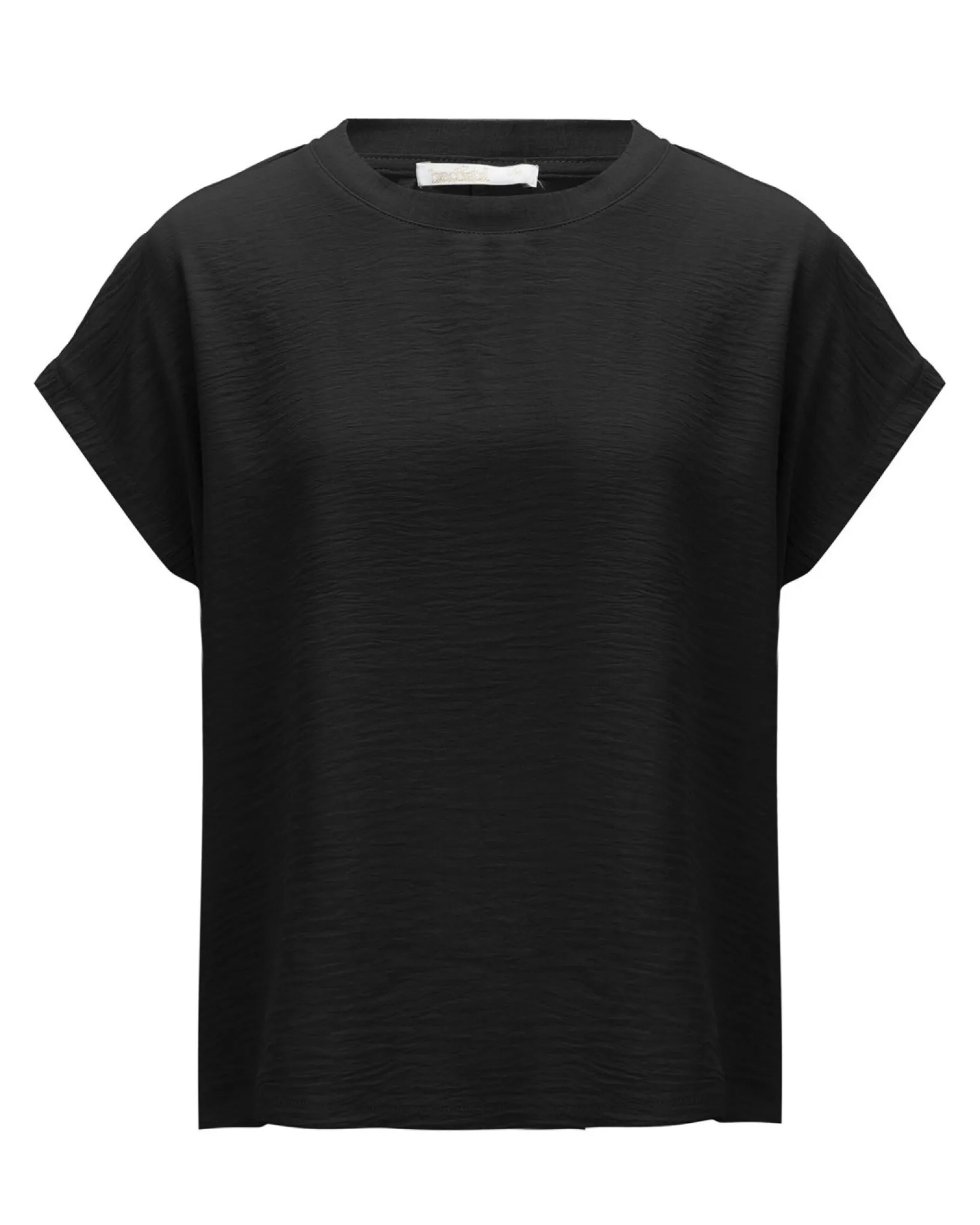 BACHATA - Tshirt manica corta nera
