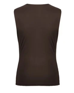 BACHATA - Tshirt smanicata marrone