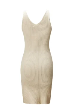 BACHATA - Vestitino spalla stretta beige