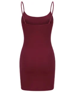 BACHATA - Vestitino spalla stretta bordeaux