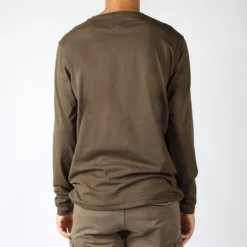 B&A - T-SHIRT MANICA MILITARE LUNGA CON APPLICAZIONE