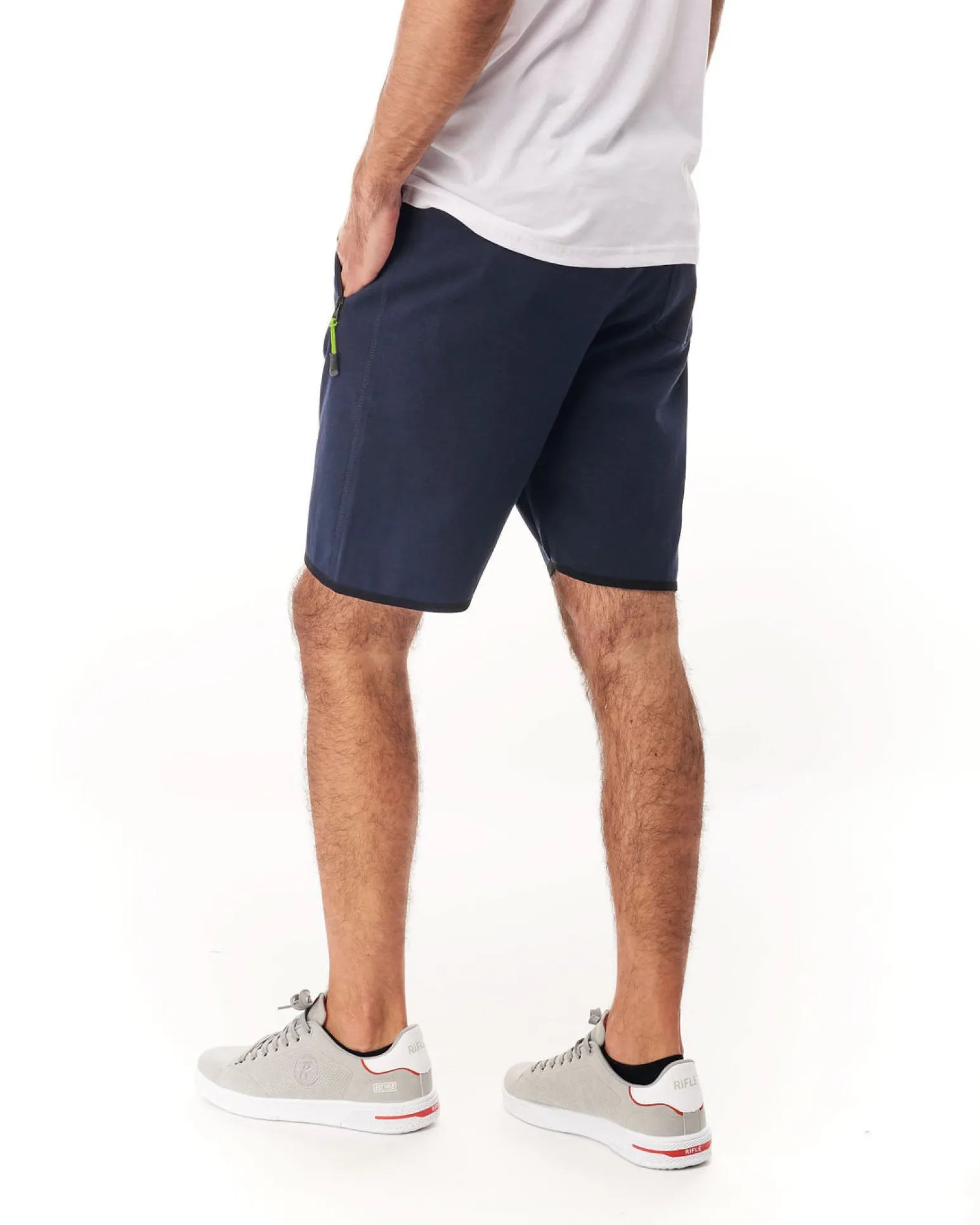 BERMUDA IN FELPA CON ZIP