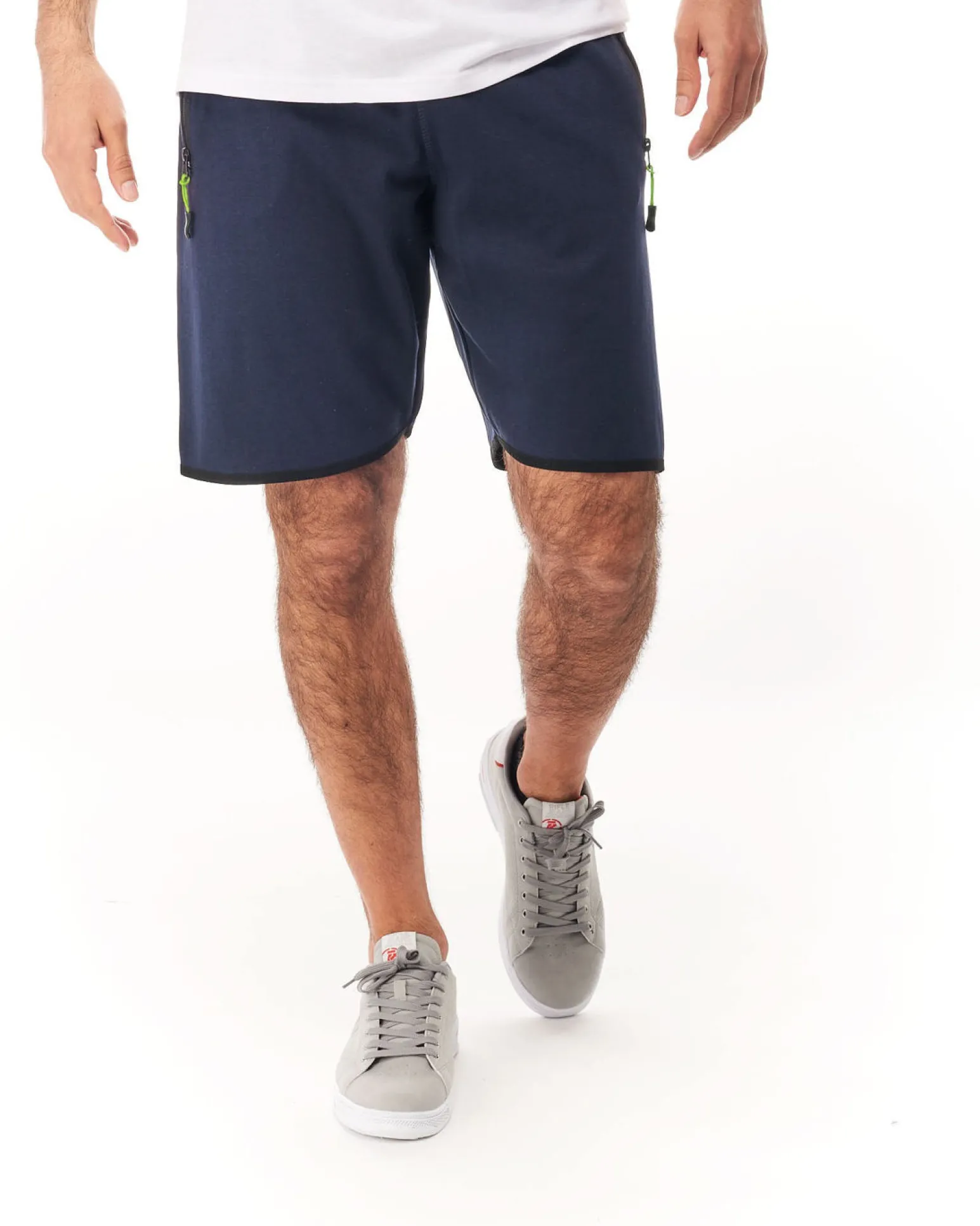 BERMUDA IN FELPA CON ZIP