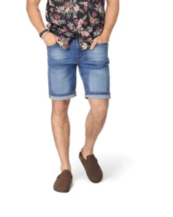 BERMUDA JEANS 5 TASCHE