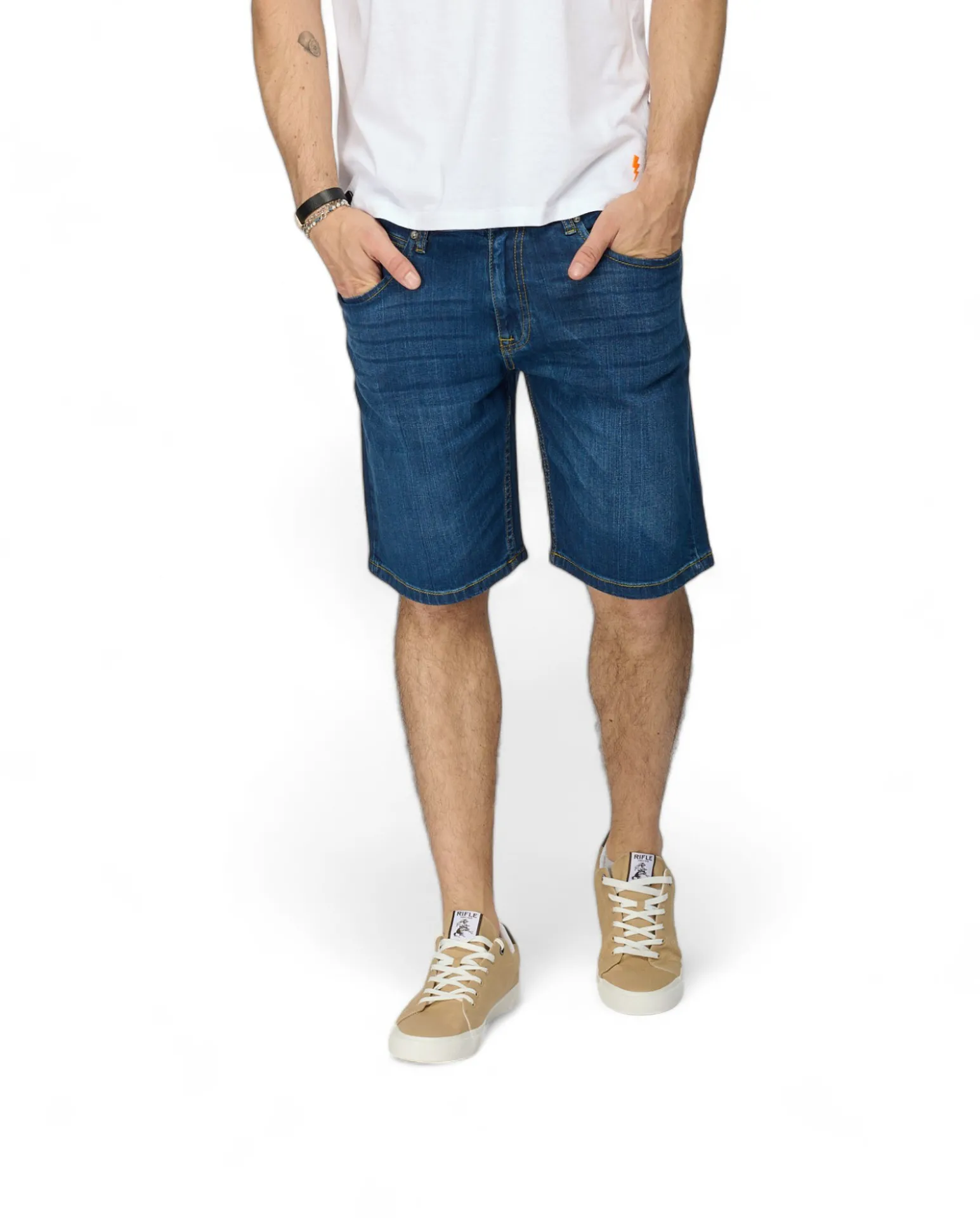 BERMUDA JEANS 5 TASCHE MERDIO