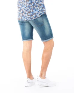 BERMUDA JEANS 5 TASCHE ROTTURE