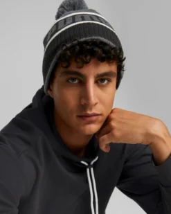 BERRETTO POM BEANIE BLACK