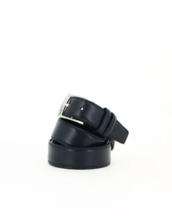 BIAGIOTTI - Cinta uomo blu in VERA PELLE