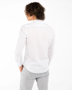 BLUE LEMON - CAMICIA MANICA LUNGA LINO COREANO
