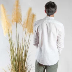 BLUE LEMON - CAMICIA MANICA LUNGA LINO COREANO